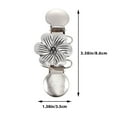 thumbnail image 2 of TABLETREANDS 2Ud Clips Retro Para Cardigan Plateado Con De Elegantes, 2 of 8