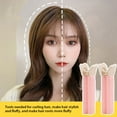 thumbnail image 5 of Elenxs Hair Root Fluffy Clips Bangs Hairstyling Hairdressing Hairpins Lazy Curly Tube Portable Travel Washable Curlers Rollers 2PCS Rose Red, 5 of 10