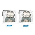 thumbnail image 7 of FORMRS 13"-13.3" Laptop Sleeve Protective Case Soft Carrying Quilted Computer Bag Cover, Beige Cute Cat, 7 of 7