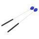 thumbnail image 1 of 2pcs drum sticks blue wool head fiberglass handles fine touch stable for percussion wa09, 1 of 5