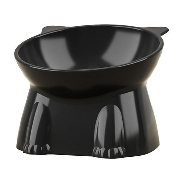 Pisexur Batería de cocina Comedero para gatos de gran capacidad, bonito bebedero para gatos que protege el cuello. para la cocina del hogar