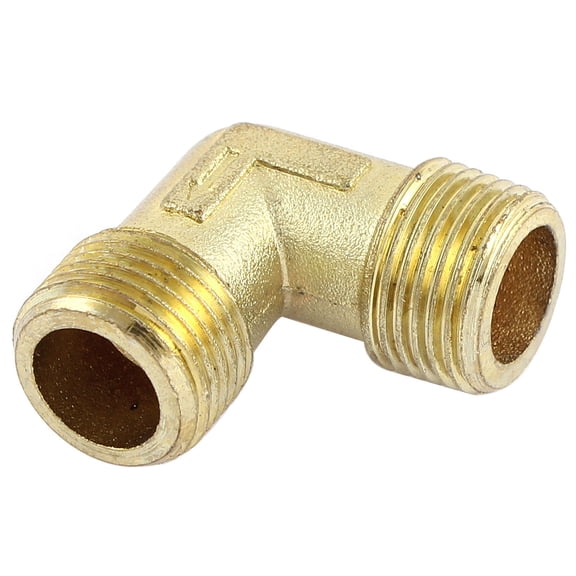 Air Compressor 3/8 BSP M/M Thread 90 Degree Joint Connector for Water Fuel Pipe