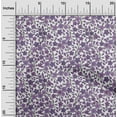 thumbnail image 2 of oneOone Tissu en Coton Cambric Violet Floral Rétro Matériel de Robe Tissu Imprimé Tissu au Mètre 56 Pouces de Large, 2 of 5