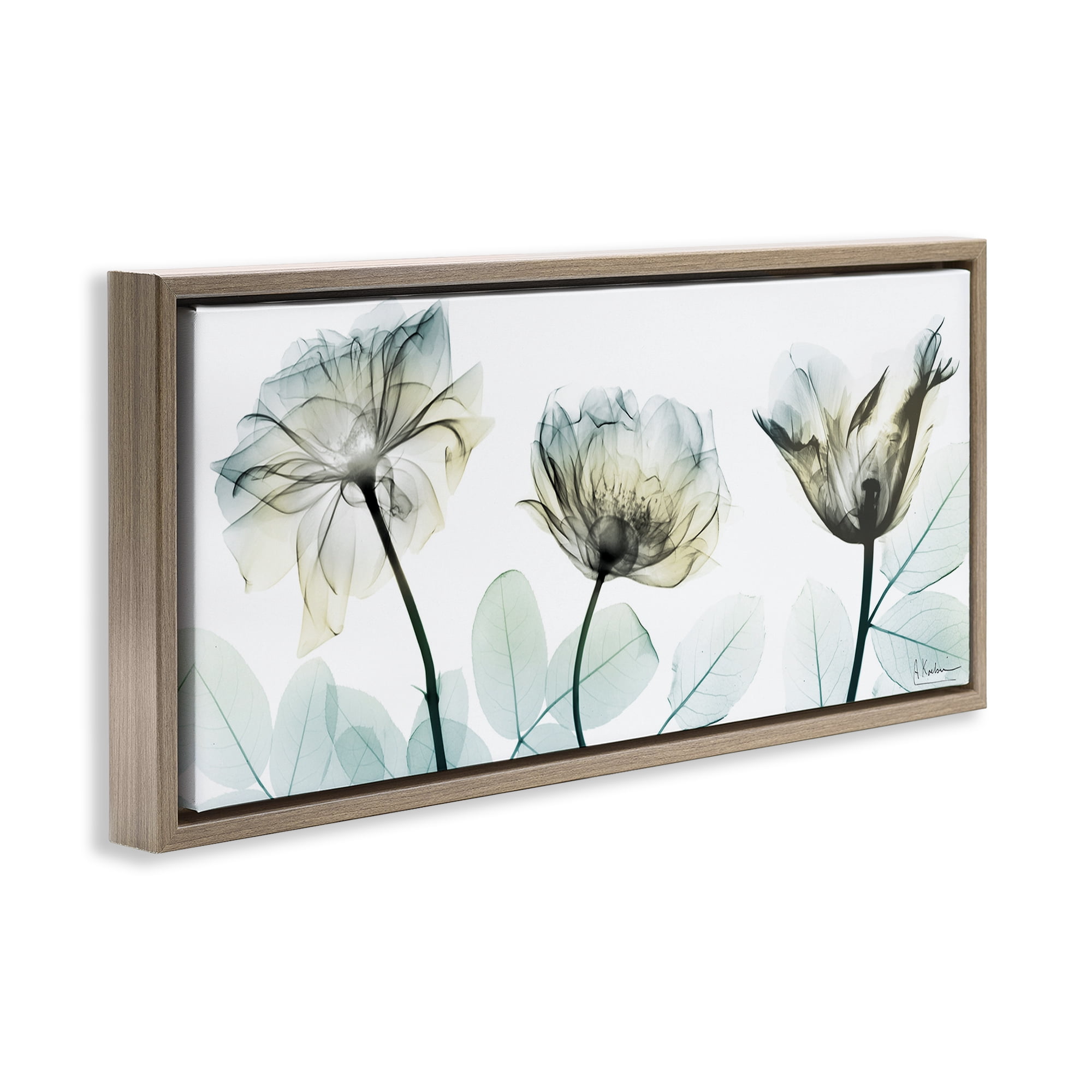 Stupell Industries Jewels Of Passion Brown Framed Floater Canvas Wall Art, design by Albert Koetsier