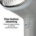 thumbnail image 4 of Hamilton Beach Handheld Garment Steamer for Clothes, Compact Design, Gray with Blue Accents, 4 of 9