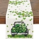 thumbnail image 4 of Bandera de Mesa Lateral Pequeña Paño de Mesa Decorativo Paño de Mesa de Lino Bandera de Mesa de Cuatro Hojas para Mesas de Comedor Pequeñas, 4 of 5