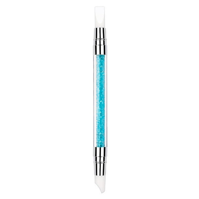 Stylo en Silicone pour Ongles Stylo en Silicone Double Tête Outil de Sculpture