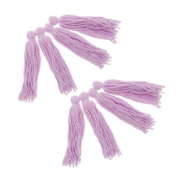HONMEET 8Pcs Violet Fish Breeding Mop Floating Aquarium Decor for Secure Fish Spawning