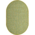 thumbnail image 2 of Jill Zarin Outdoor Collection Area Rug - Costa Rica (5' 3" x 8' Oval Yellow and Aqua/Light Blue), 2 of 11