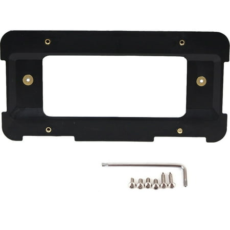 GTP Rear License Plate Mount Bracket Holder + 6 Anti-theft Screws & Wrench For BMW 1/2/3/4/5/6/M Series, X1 X3 X4 X5 X6 I3 Z4 MINI Cooper R52 R55 R56 F54 F56 OE Part # 51188238061