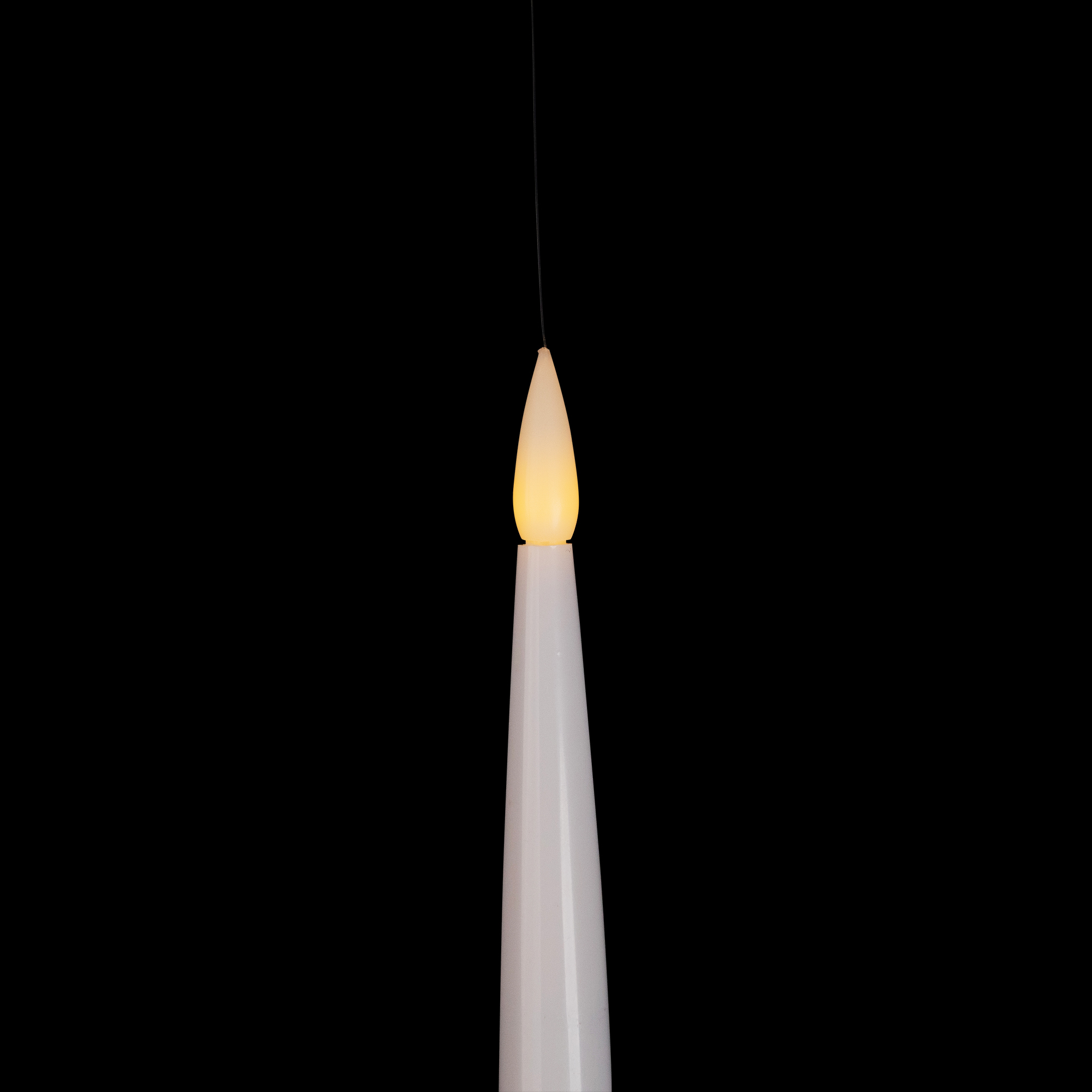 Northlight LED Flameless Flickering Floating Halloween Taper Candles - 6" - Set of 6