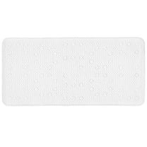 Bath Bliss Extra Long Cushioned Bath Mat in White