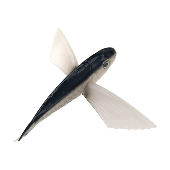 Sanhu 8" Flying Fish Lure 2 Pieces (Black)