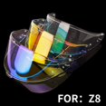 thumbnail image 4 of Transemion Detachable Replacement Full Face Insert Only for Z8 Visor Lens Impact Resistant Crystal Clear Red 28x14cm 1Set, 4 of 6