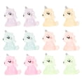 thumbnail image 1 of 12 piezas de decoración de unicornio que brilla en la oscuridad, adorable adorno de unicornio, accesorio., 1 of 6