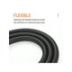 thumbnail image 5 of BESy Matte Black Shower Hose Extra Long PVC Hose For Handheld Shower Head Flexible Hand Held Shower Hose Replacement RV Shower Hose For Bathing Toilet, 5 of 5