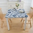 thumbnail image 3 of nygtbtfer Tablecloth Blue White Flower Table Cloth Table Cover for Table Decor,, 3 of 7