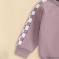thumbnail image 6 of TOWED22 Fall Winter Toddler Baby Boy Clothes 2Pcs Checkered Crewneck Sweatshirt and Pants Sweatsuit Little Boy Clothing(Blazer,12-18 M), 6 of 7