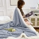thumbnail image 5 of Manta de tafetán de lana de cordero | Manta doble gruesa para siesta en la oficina | Funda suave y acogedora para el sofá | Capa de cama cálida para el hogar o la oficina, 5 of 6