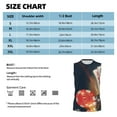 thumbnail image 6 of Fotbe Men's Casino Poker Chips Print Men's Sleeveless Muscle Tank Tops Casual T-Shirts for Gym Workout Beach-Large, 6 of 8