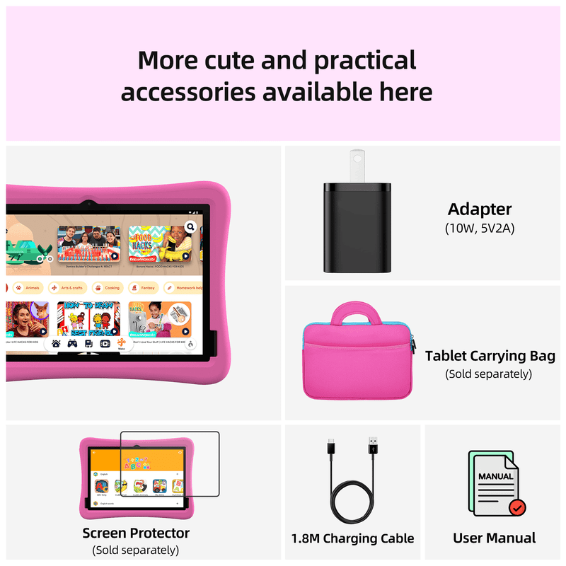Plimpton Kids Tablet, 20 inch, Android 13, Google Space, 4GB