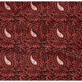 thumbnail image 4 of oneOone Organic Cotton Poplin Twill Fabric Leaves & Paisley Block Decor Fabric Printed BTY 42 Inch Wide, 4 of 4