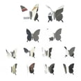 thumbnail image 1 of 5x 12 Pegatinas de Espejo con Mariposas, Pegatinas de Espejo Extraíbles, Decoraciones de Pared para Mascotas, Decoración Del Hogar para Decoración de 5 piezas, 1 of 8