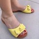 thumbnail image 1 of Zapatillas con punta abierta para mujer, sandalias cómodas, informales, cómodas, para la playa Wmkox8yii ytu5208, 1 of 4