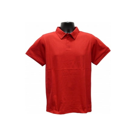 Young Adult Short-Sleeve Improved-Collar Jersey Polo-Shirt with Moisture & Athletic Slim