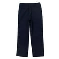 thumbnail image 2 of YUUMIN Kids Boys Birthday Party Suit Trousers Adjustable Waist Regular Fit School Trousers Navy Blue 4T, 2 of 3