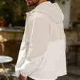 thumbnail image 4 of gbyLJF Mens Color Block Windbreaker Jacket Lightweight UPF 50+ Waterproof Rain Jackets, 4 of 9