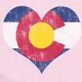 thumbnail image 2 of CafePress - Vintage Colorado State Flag Heart Body Suit - Baby Light Bodysuit, Size Newborn - 24 Months, 2 of 4