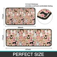 thumbnail image 7 of Boston Terrier Dogs with Pioneer Flower Kitchen Rugs Sets Of 2,Anti Fatigue Kitchen Mat Rugs Non Slip Washable,Decorative Kitchen Floor Mats for Kitchen,Sink,Laundry,17"X30"+17"X47", 7 of 7