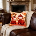 thumbnail image 1 of Uuiauoio Horse Zodiac Pillow Cover Flocked Plush Cute Animal Design Throw Pillow Case for Sofa Bed Living Room Home Decor Year of the Horse Theme, 1 of 6