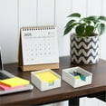 thumbnail image 7 of 2-Pack Pure Silicone Sticky Note Holder Set - Durable, Non-Slip White Desk Organizer for Home & Office, 7 of 7
