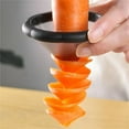 thumbnail image 5 of Carrot Curling & Spiral Peeler, Root Vegetable & Fruit Peeler, Decorative Kitchen Tool, 5 of 6