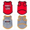thumbnail image 6 of 2PC Small Dog Vest,Soft Dog Shirts Vest,Dog's Cool T-Shirts Summer Clothes Outfit Costume for Cat Puppy Small Dog MOMMY'S LOVE XS, 6 of 7