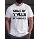 thumbnail image 1 of Camiseta para hombre con divertido dicho sureño, transpirable y con libertad de movimiento, ideal para el tiempo libre., 1 of 7