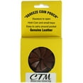 thumbnail image 6 of CTM Leather Squeeze Coin Change Pouch, 6 of 6