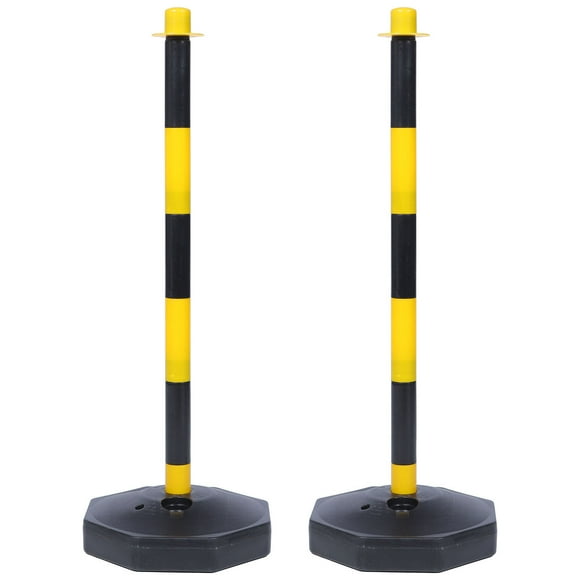 2 unidades de conos de seguridad para columnas de advertencia, conos de tráfico, postes demarcadores y barreras de estacionamiento.