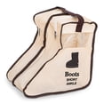 thumbnail image 1 of Bolsa para botas altas reutilizable, zapatos, zapatillas, almacenamiento con cremallera, botas debajo de la cama, bolsa protectora para el hogar, adultos, niños, organizador, accesorios, Beige pequeño tholdsy HA011885-04, 1 of 7