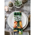 thumbnail image 2 of St. Patrick's Day Cloth Napkins Set of 8 Reusable Dinner Napkins, Cute Gnomes Lucky Shamrocks Green Black Plaid Cocktail Napkin Washable Table Napkins for Wedding/Holiday Party/Baby Shower 20"x20", 2 of 7