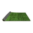 thumbnail image 2 of Ahgly Company Indoor Round Abstract Green Modern Area Rugs, 3' Round, 2 of 4