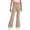 A-Khaki162, variant on Girls Flare School Uniform Pants Flat Front Stretchy Pants Back To School Clothes For Kids 5-16Y
