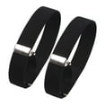 thumbnail image 2 of Fashion Mens Shirt Sleeve Holders Anti Slip Shirt Garter Sleeves Cuff Holder 8pcs Black White, 2 of 7