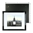 thumbnail image 3 of Prinz Midtown High Gloss 11 x 14 Molded Modern Frame, 3 of 5