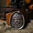 thumbnail image 5 of Mahakala Pendant Tibetan Amulet Hand Carved Protection Talisman Side Clip Charm Spiritual Jewelry for Men and Women, 5 of 5