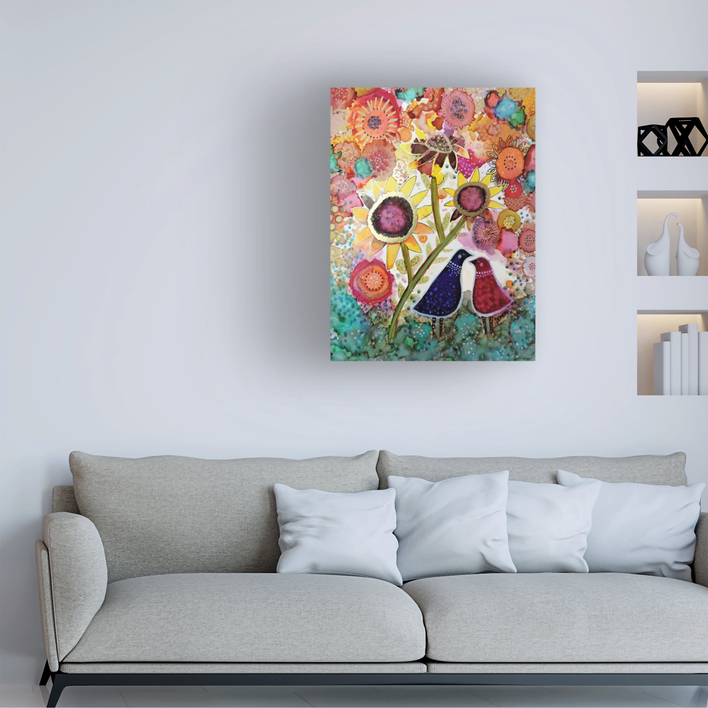 Sylvie Demers 'Lredis Moi Ces Choses Tendres' Canvas Art