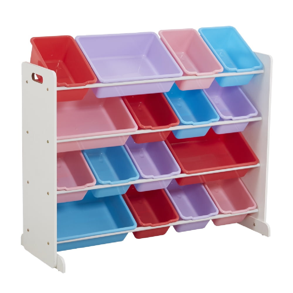 Kepooman Kids Toy Organizer With with 16 Plastic Bins, Extra Large Kepooman Kids Toy Organizer With with 16 Plastic Bins, Extra Large