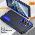 thumbnail image 3 of For Samsung Galaxy S26 5G 6.3" Phone Case with Built in Kickstand, Shockproof/Dustproof/Drop Proof Heavy Duty Military-Grade Rugged Protective Cover for Samsung Galaxy S26 5G,Blue,For Galaxy S26 5G, 3 of 8